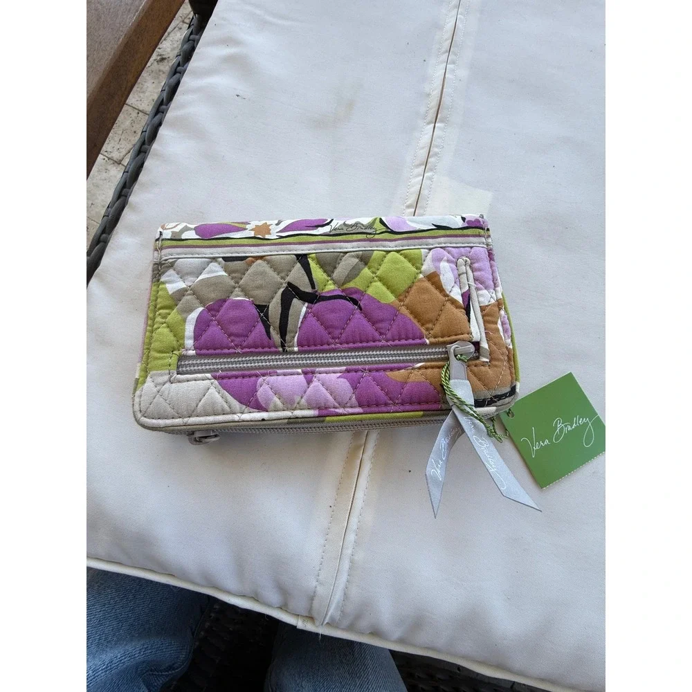 Vera Bradley Turn Lock‎ Wallet Portobello Road Floral Quilted Cotton NEW - Picture 13 of 13